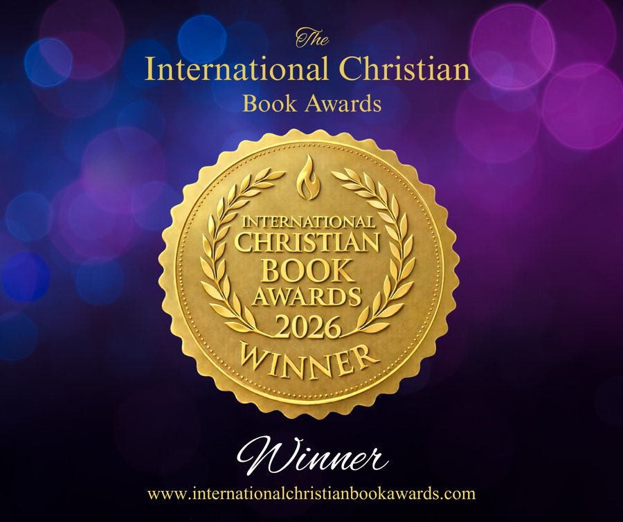 International Christian Book Awards winner announcement medallion for Constance André