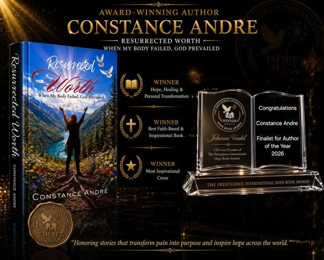 The Prestigious International Hope Book Awards winner announcement for Constance André