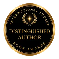 International Impact Book Awards Distinguished Author seal